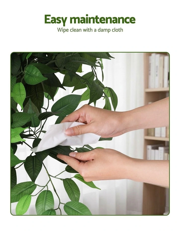 Artiss 180cm Artificial Ficus Tree Faux Trees Indoor Decor Artificial Plants Lifelike Plant 1.8M image 6