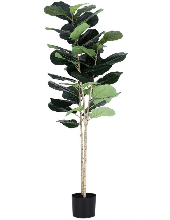 Artiss 150cm Artificial Fiddle Tree Faux Trees Indoor Decor Artificial Plants Lifelike Plant 1.5M image 2