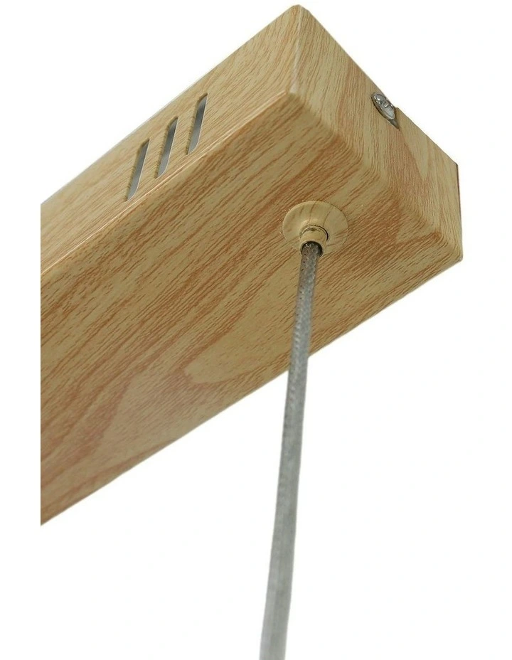 Maisie LED Pendant Light - Large Wood image 4