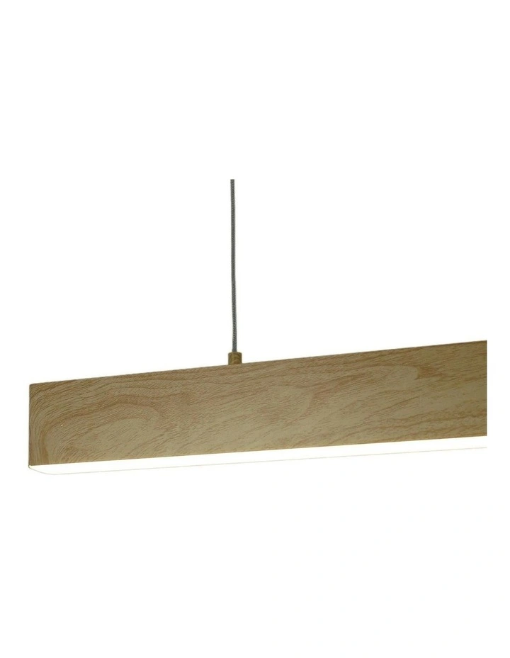 Maisie LED Pendant Light - Large Wood image 6