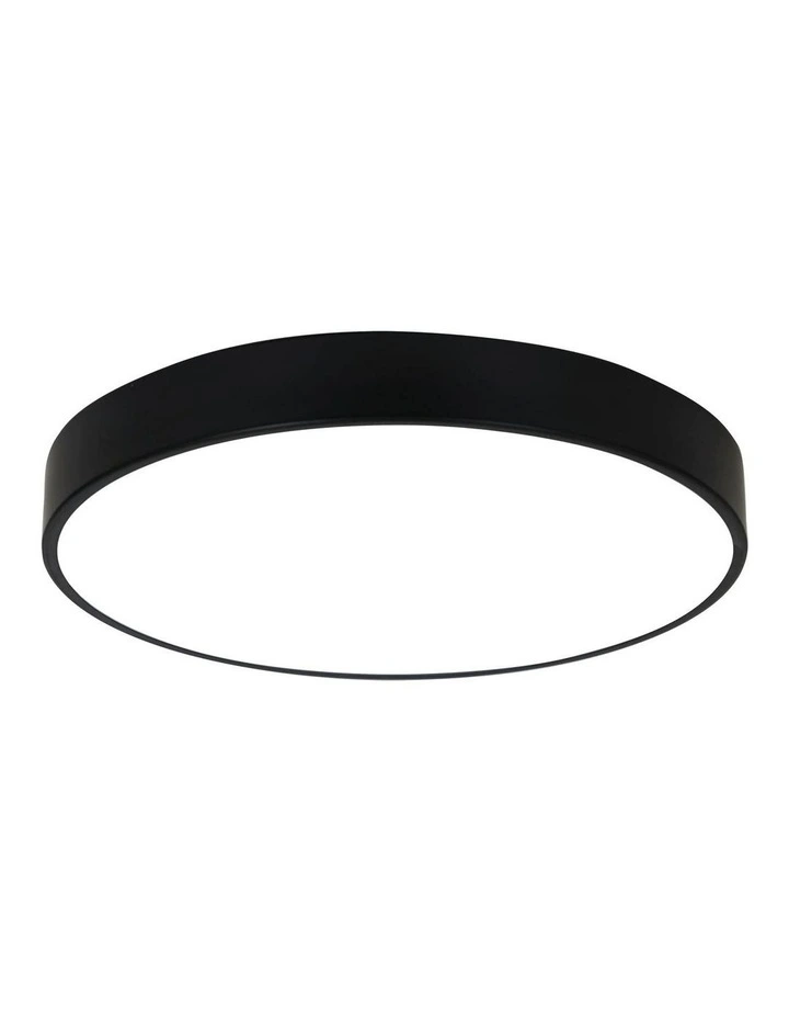 Orbis Tricolour LED Ceiling Light Black 40cm image 2