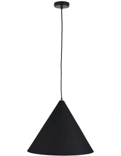 Conic Stylish Conical Pendant Light Black 45cm