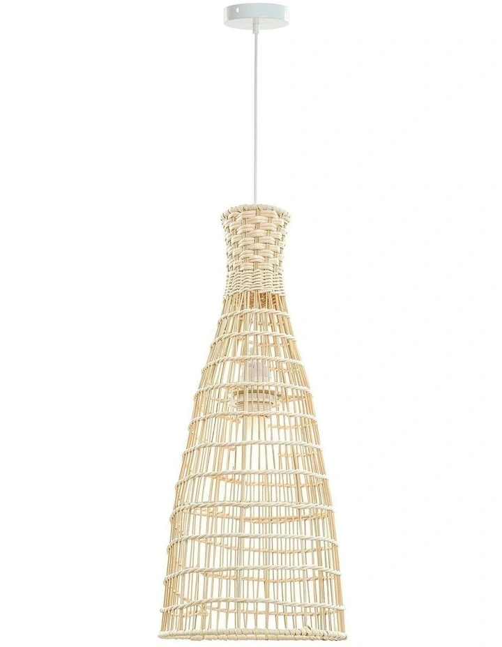 Lilia Rattan Pendant Light - SLarge image 2