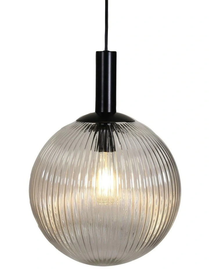 Legarno Single Pendant Light Clear Glass 30cm image 2