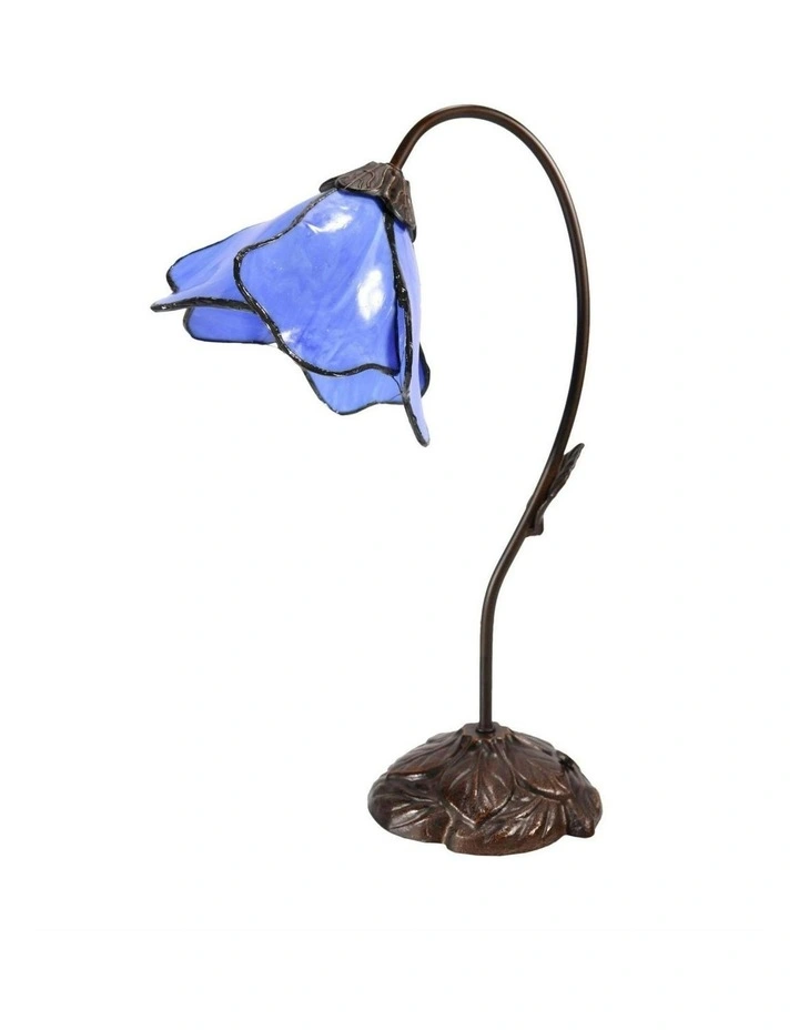 Single Lotus Lamp Blue image 3