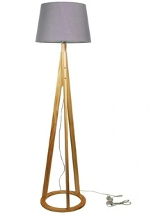 Stabb Complete Base & Shade Floor Lamp Grey