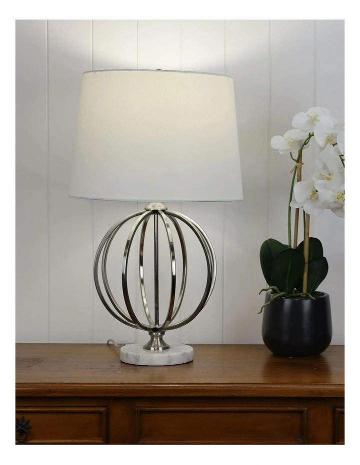 Vinchy Geometric Metal Table Lamp With Harp Shade image 3