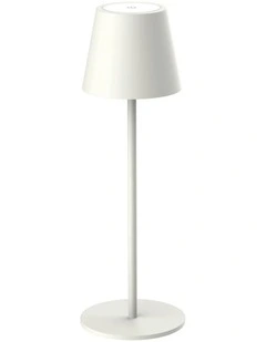 Mindy Rechargeable Touch Table Lamp White