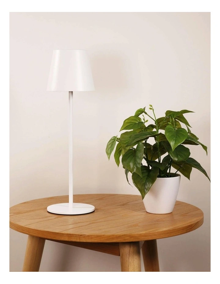 Mindy Rechargeable Touch Table Lamp White image 2
