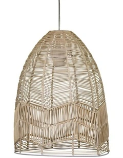 Serang Cane Pendant Light Shade Only Natural 35cm