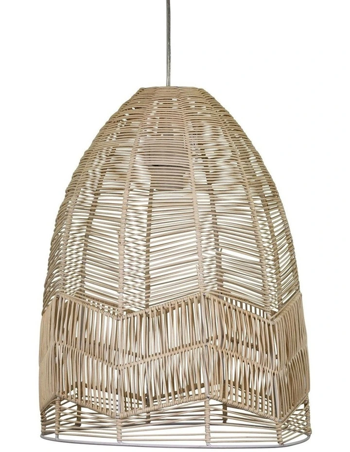 Serang Cane Pendant Light Shade Only Natural 35cm image 1