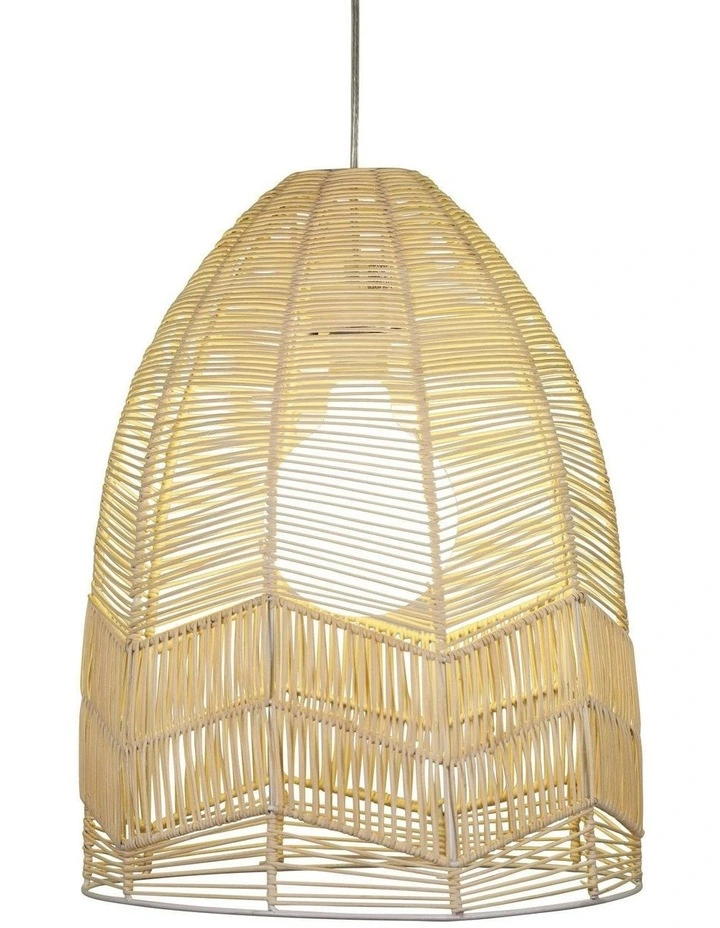 Serang Cane Pendant Light Shade Only Natural 35cm image 2