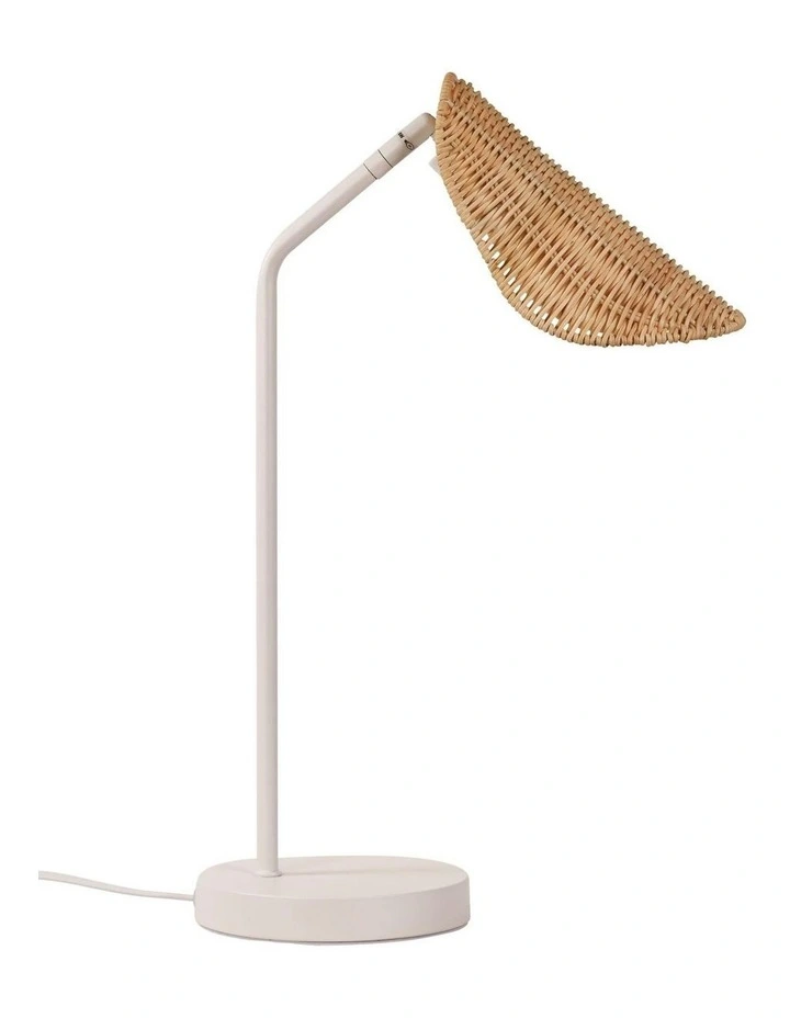 Malta Rattan Table Lamp White image 5