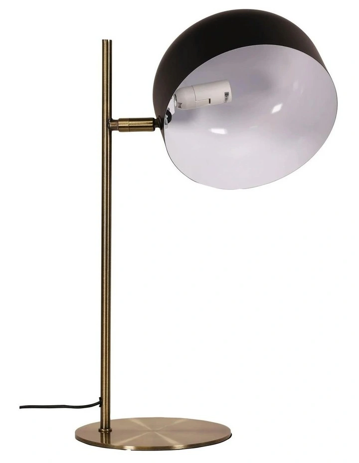 George Mid-Century Task Table Lamp Black image 2