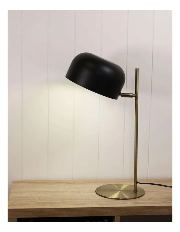 George Mid-Century Task Table Lamp Black image 4