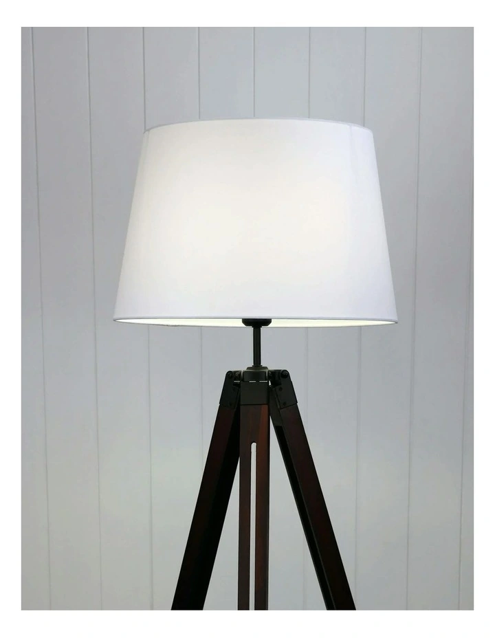Trevi Complete Base & Shade Floor Lamp White image 2