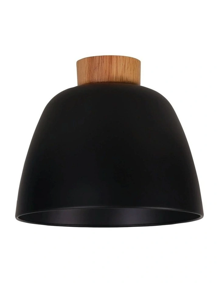 Tommy Metal & Wood DIY Shade Black image 1