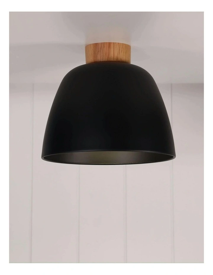 Tommy Metal & Wood DIY Shade Black image 2