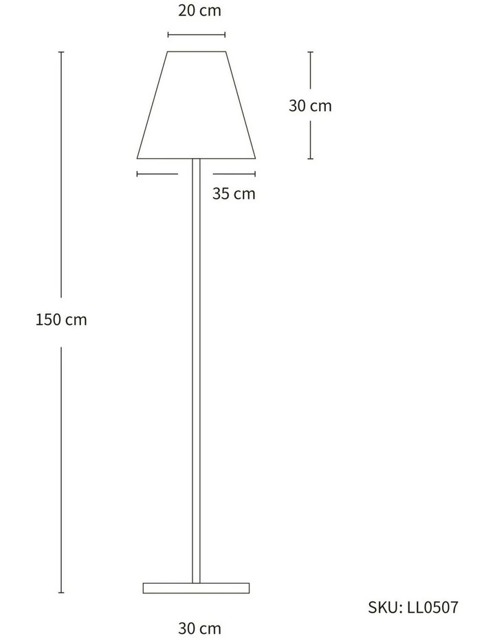 150CM LED Floor Lamp Solar DC image 7