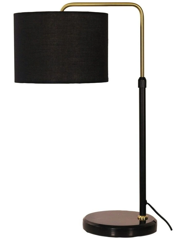 Myra Height Adjustable Table Lamp Black image 1