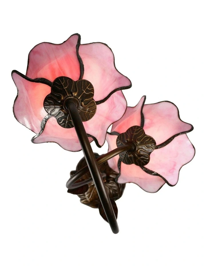 Twin Lotus Lamp Pink image 4