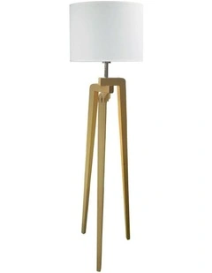 Lund Complete Floor Lamp White