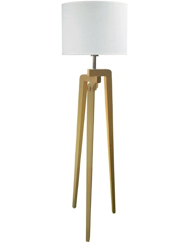 Lund Complete Floor Lamp White image 1
