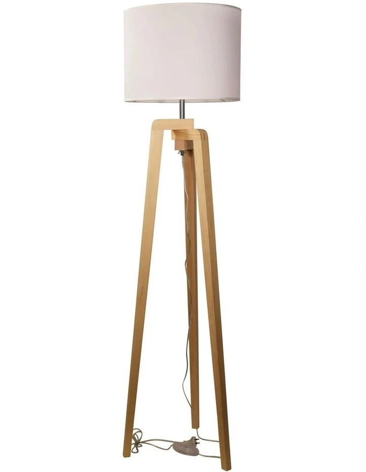 Lund Complete Floor Lamp White image 3