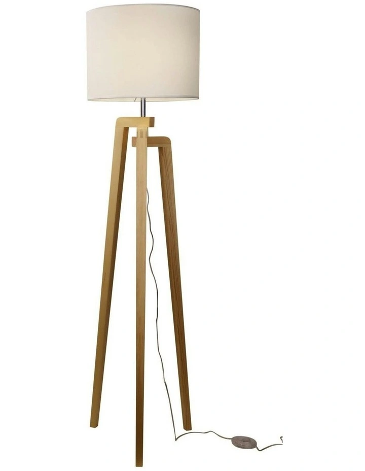 Lund Complete Floor Lamp White image 4