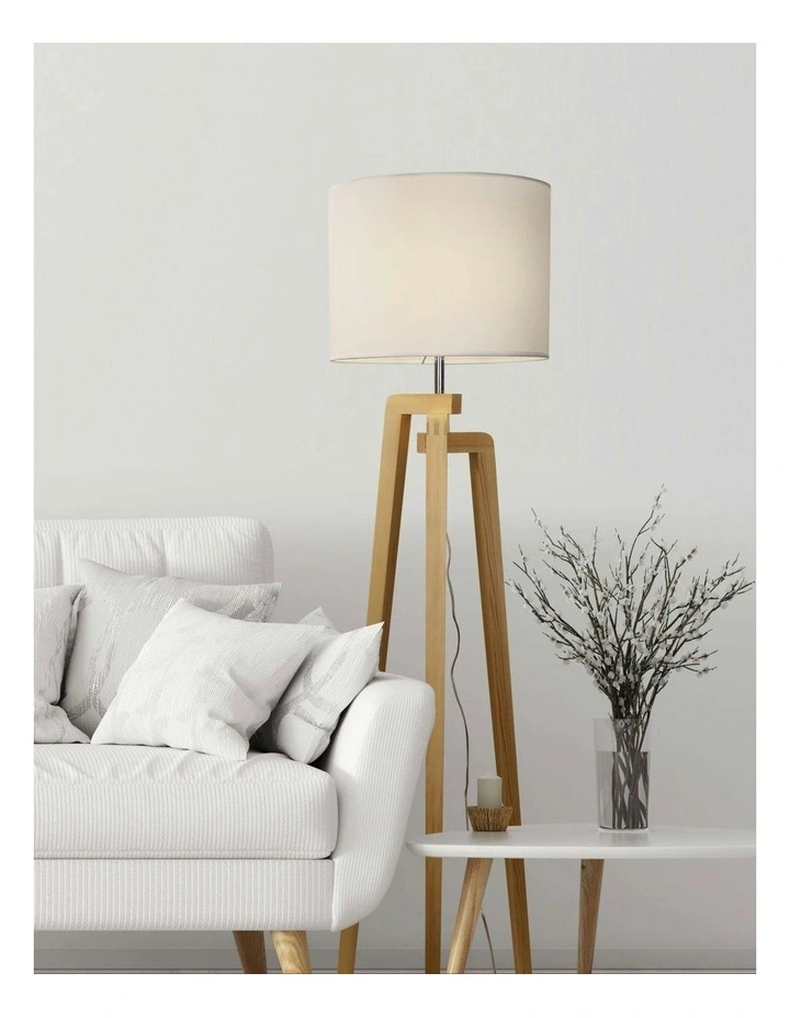 Lund Complete Floor Lamp White image 5