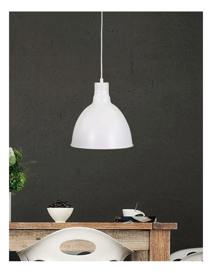 Dawson Barn Style Metal Shade White 25cm image 3