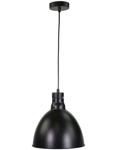 Dawson Barn Style Metal Shade Black 25cm
