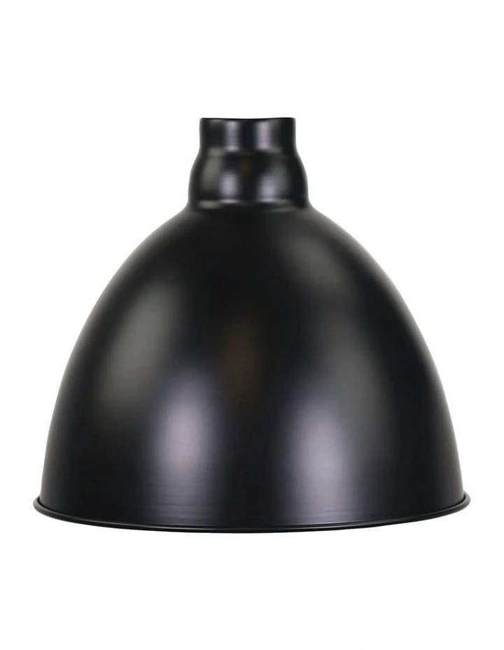 Dawson Barn Style Metal Shade Black 25cm image 2