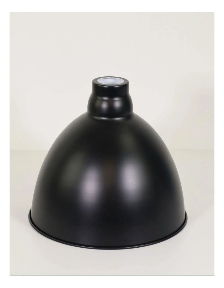 Dawson Barn Style Metal Shade Black 25cm image 4