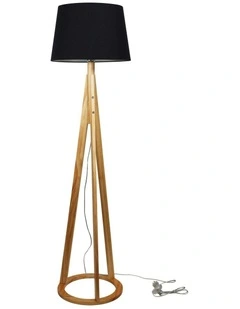 Stabb Complete Base & Shade Floor Lamp Black