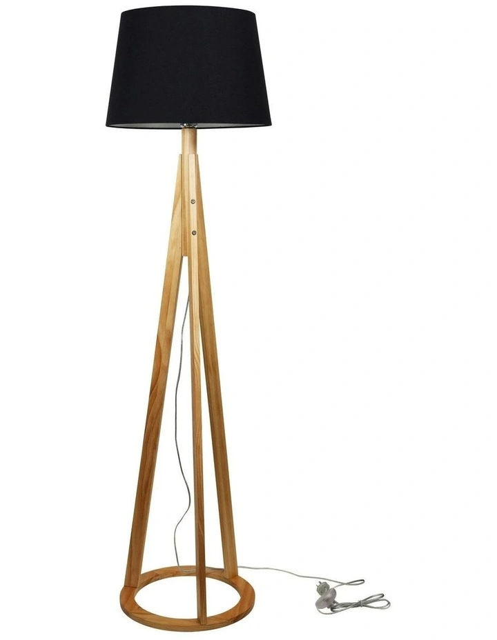 Stabb Complete Base & Shade Floor Lamp Black image 1