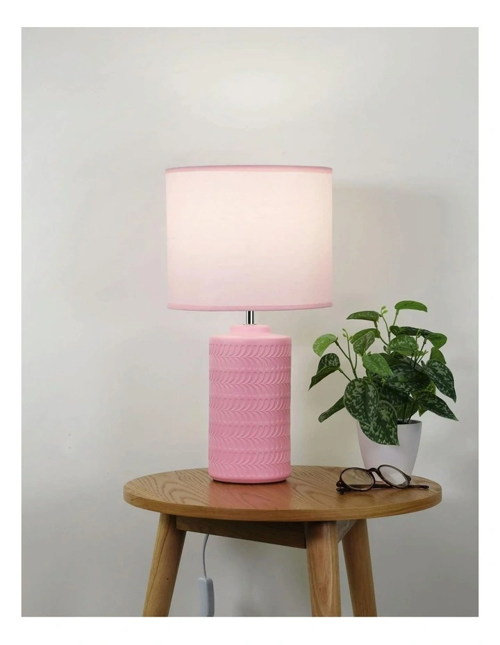 Jenny Ceramic Table Lamp Pink image 2