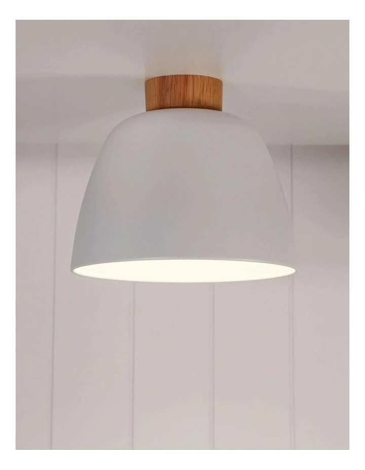 Tommy Metal & Wood DIY Shade White image 2