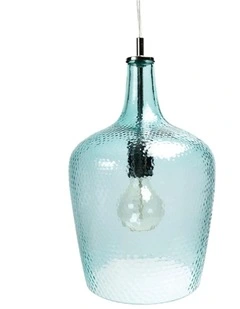 Marsha Glass Pendant Light Blue