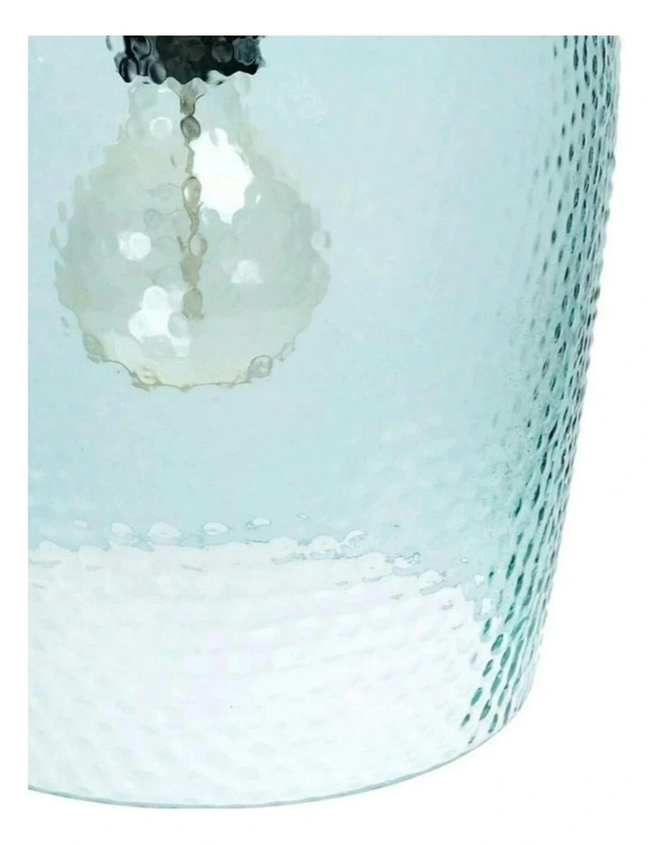 Marsha Glass Pendant Light Blue image 3