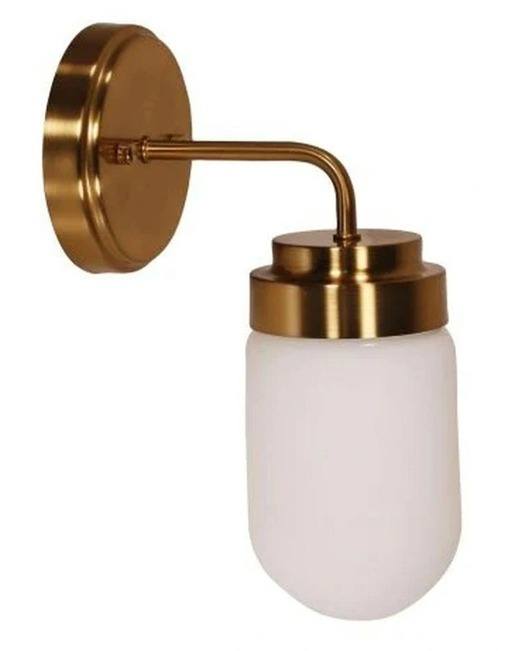 Dunburn Wall Light Satin Brass image 1