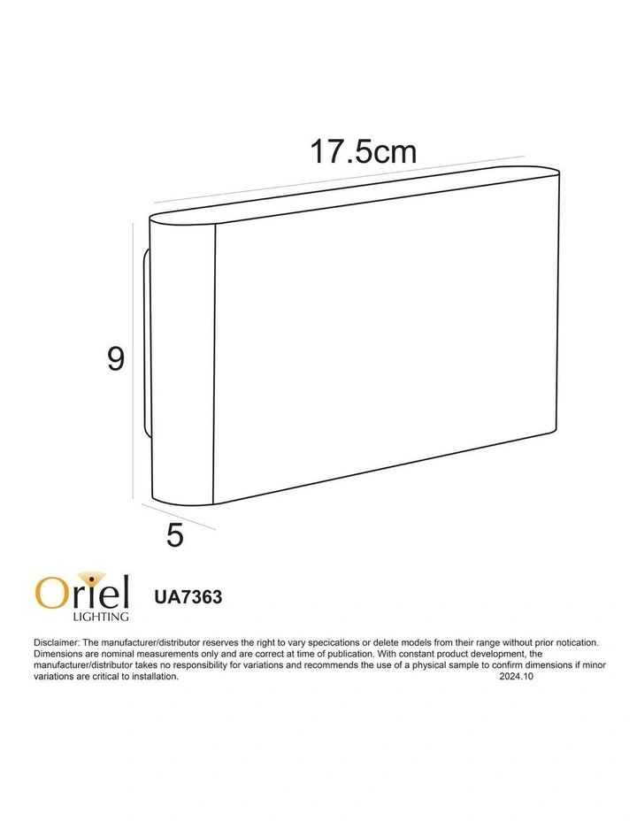 Wash 2*6 LED Wall Light White image 5