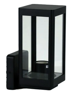 Portico Outdoor Wall Light Black