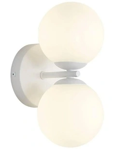 Oberon 2 Wall Light White