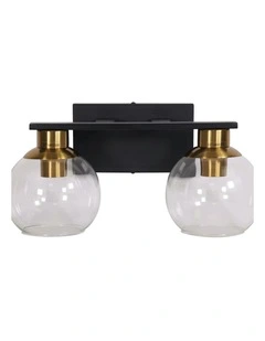 Clayton Double Wall Light Clear Glass