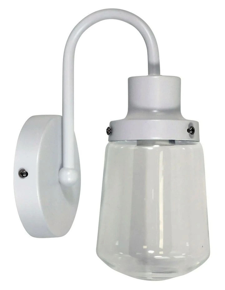 Kilcoy Industrial Wall Light White image 1
