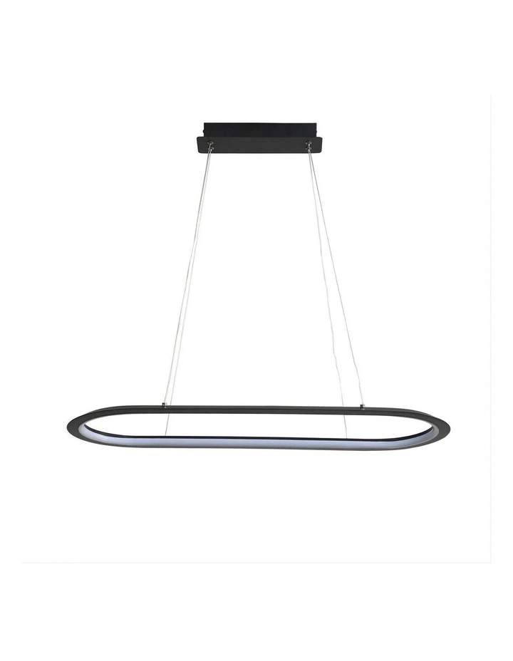 Ovale CTS LED Pendant Light Black image 1