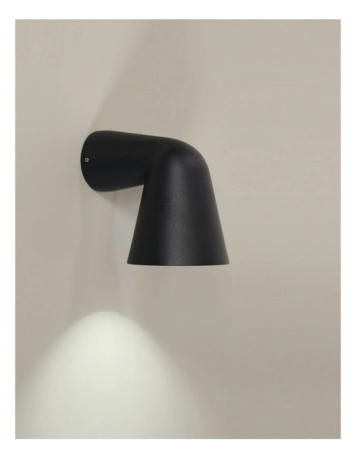 Voto Outdoor Wall Light Black Gu10 image 3