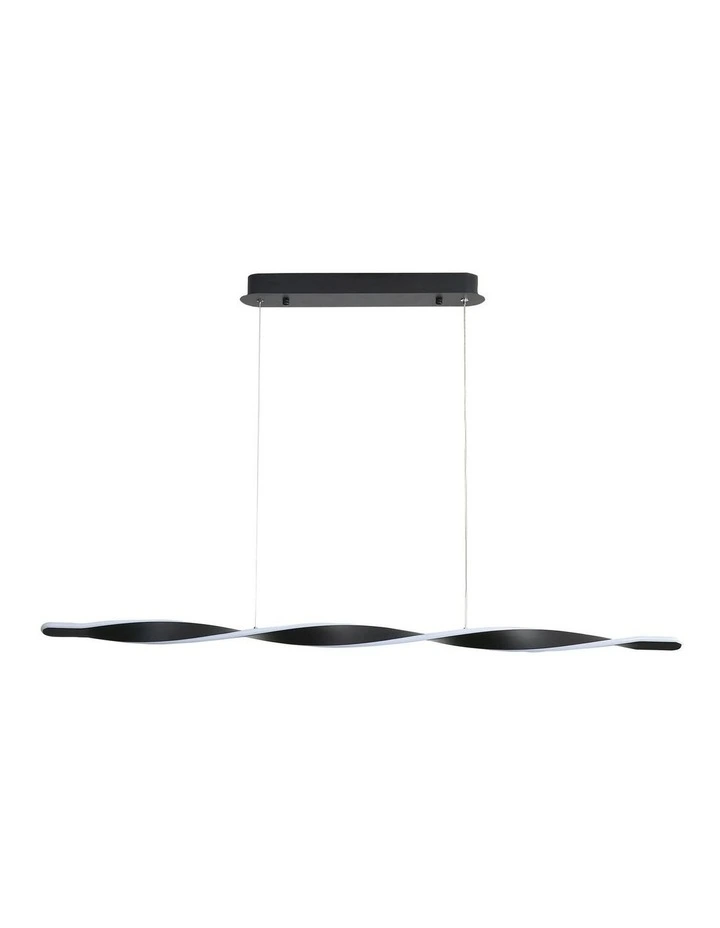 Aeon LED Pendant Light Black 120cm image 1