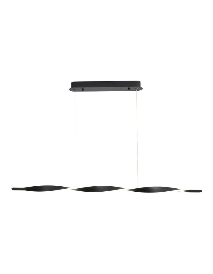 Aeon LED Pendant Light Black 120cm image 2